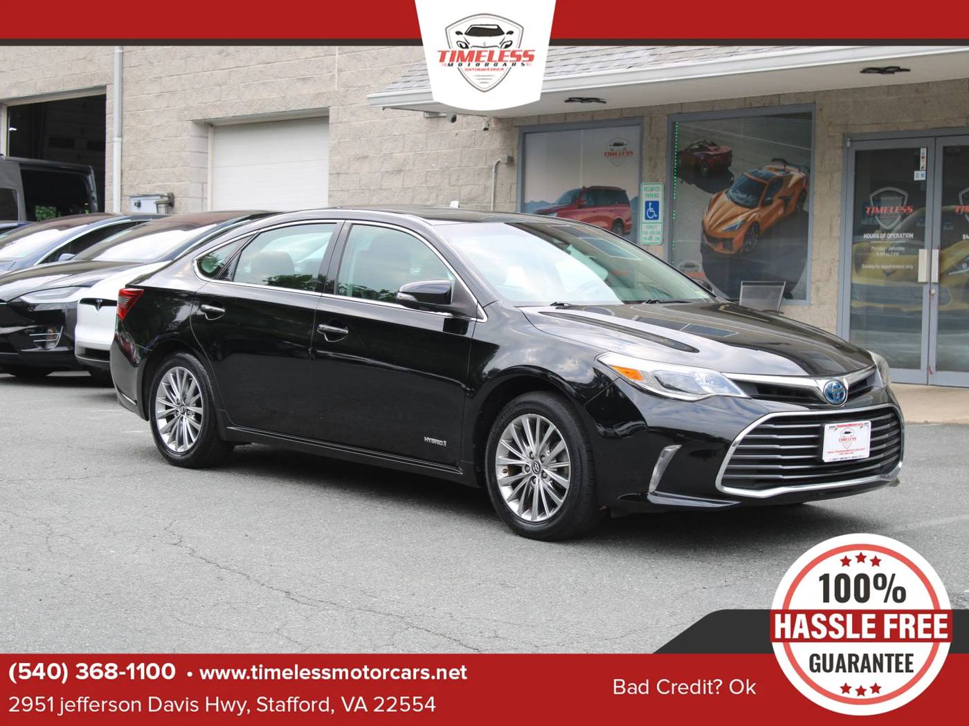 2016 Toyota Avalon Hybrid Limited — Sedan — 55,055 mi — Stafford, VA