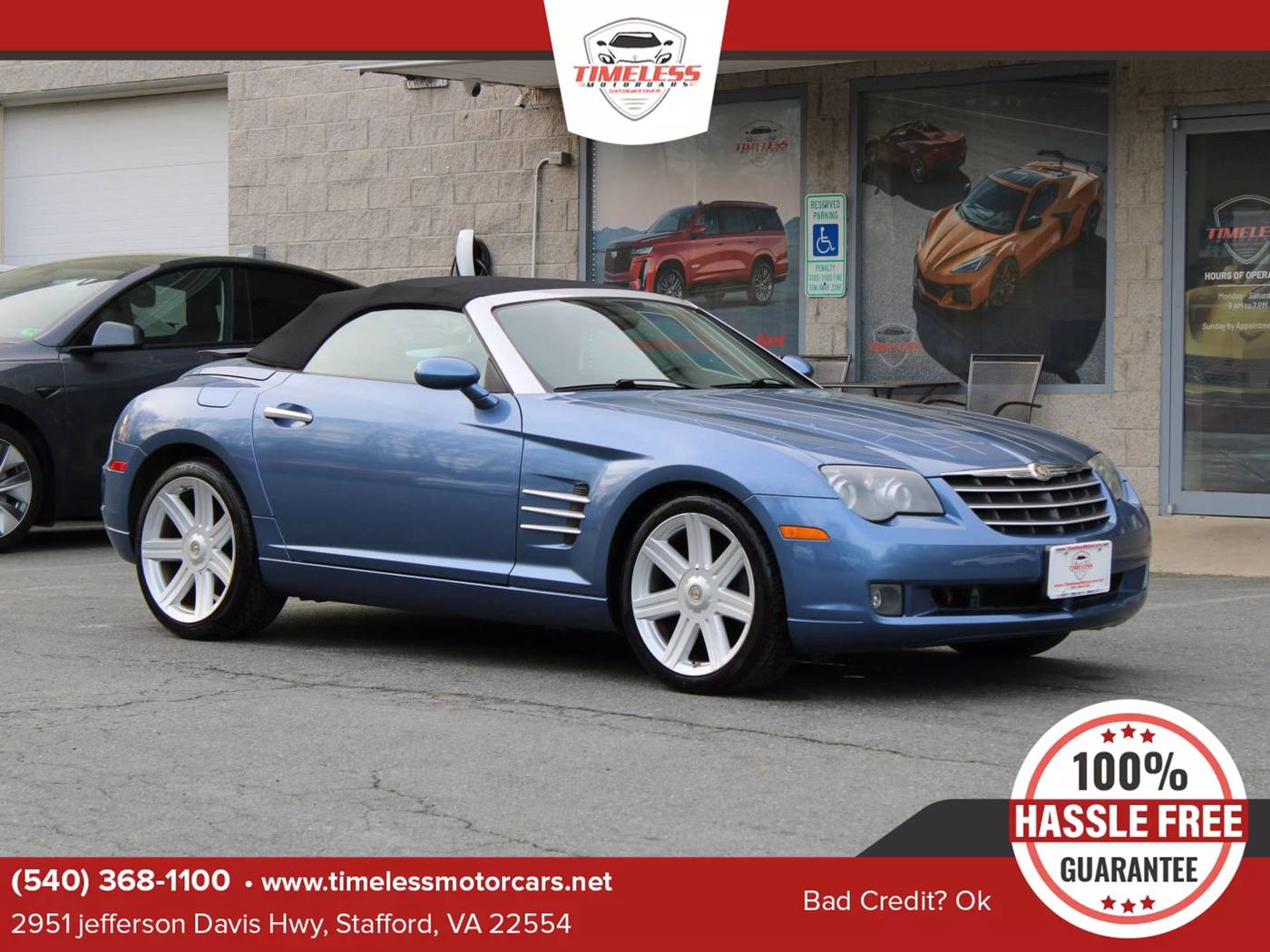 2005 Chrysler Crossfire Limited — Convertible — 36,835 mi — Stafford, VA