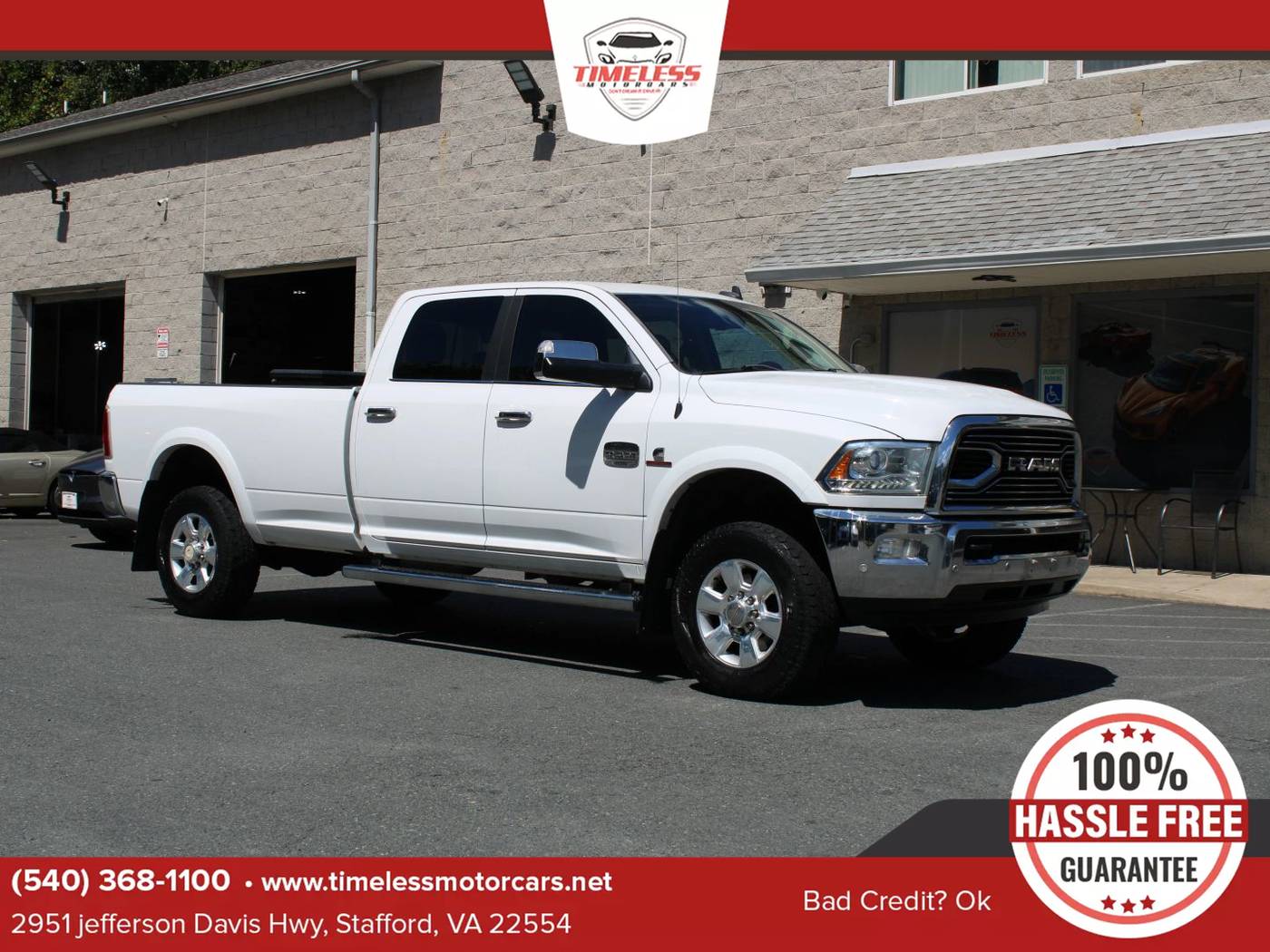 2018 Ram 3500 Laramie Longhorn — Pickup Truck — 288,598 mi — Stafford, VA
