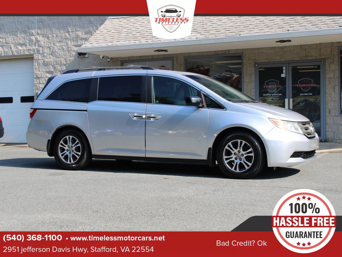 2012 Honda Odyssey EX-L — Minivan — 128,669 mi — Stafford, VA