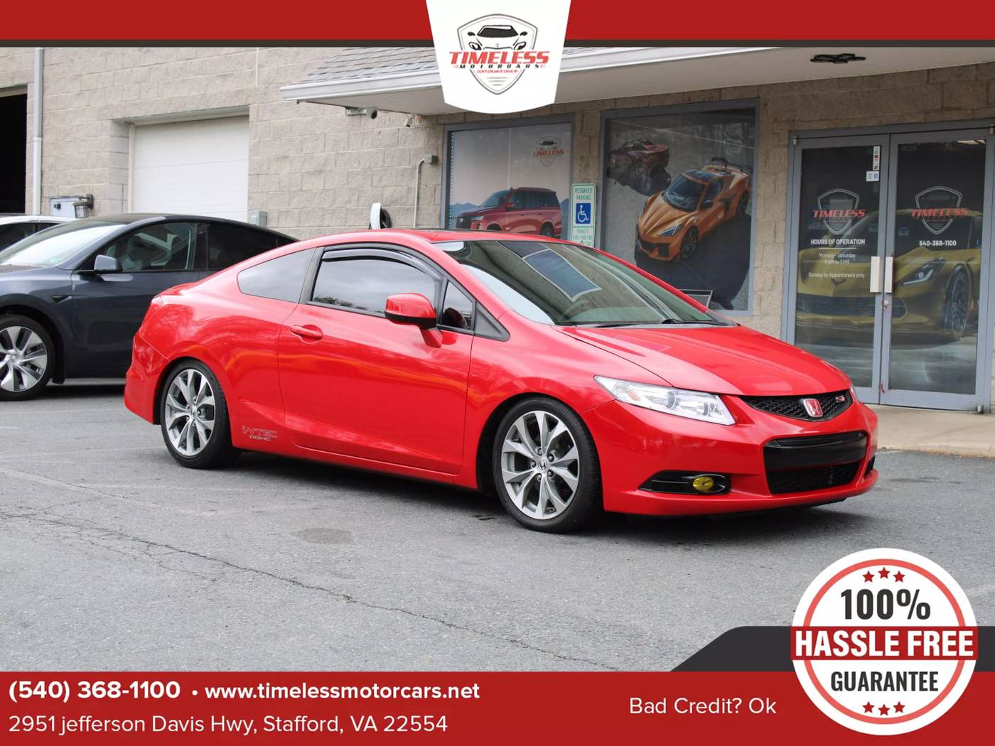 2012 Honda Civic Si — Coupe — 129,906 mi — Stafford, VA