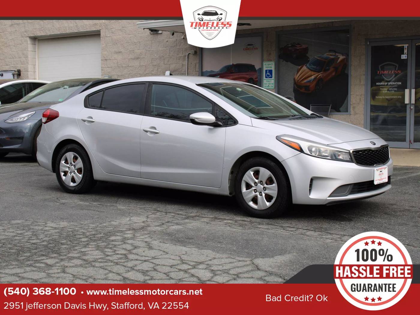 2017 Kia Forte LX — Sedan — 114,480 mi — Stafford, VA