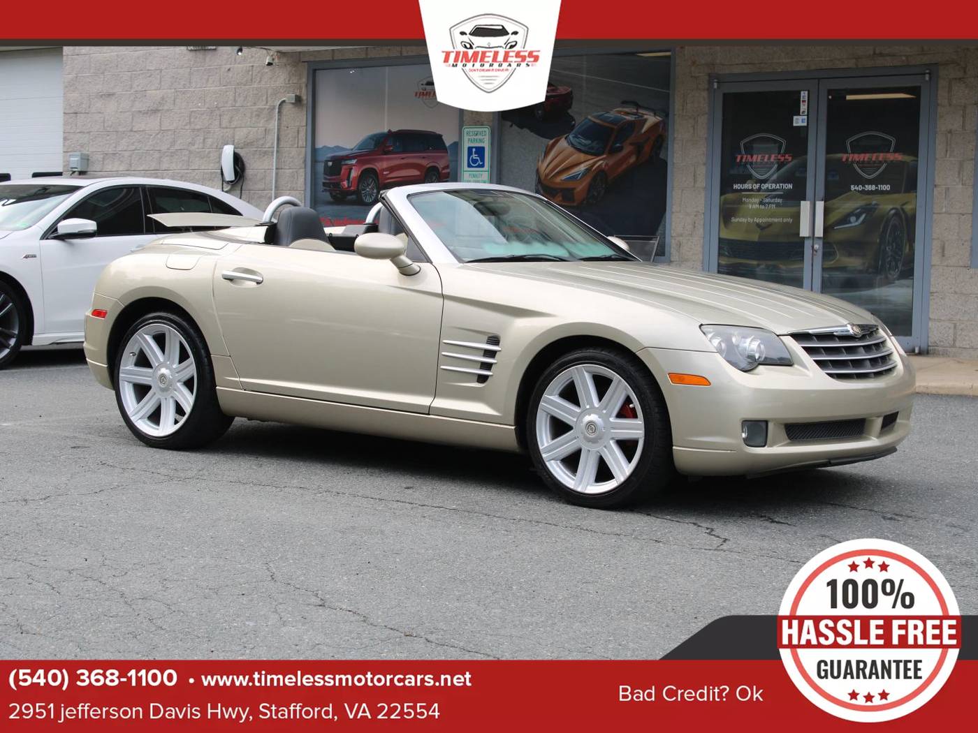 2007 Chrysler Crossfire Limited — Convertible — 35,649 mi — Stafford, VA