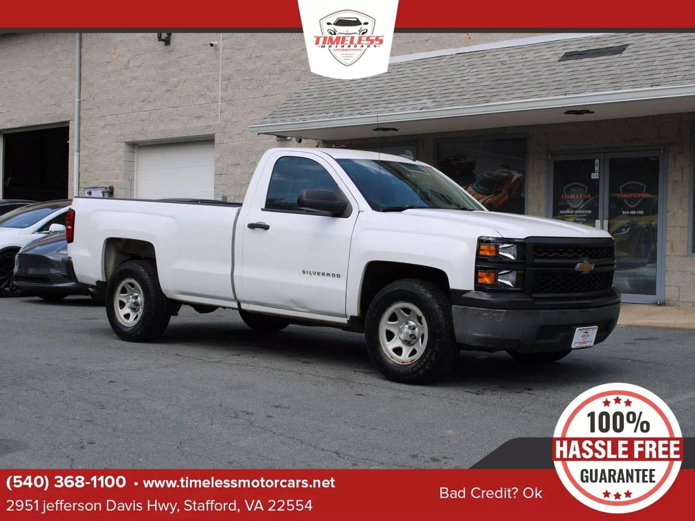 2015 Chevrolet Silverado 1500 WT — Pickup Truck — 122,031 mi — Stafford, VA