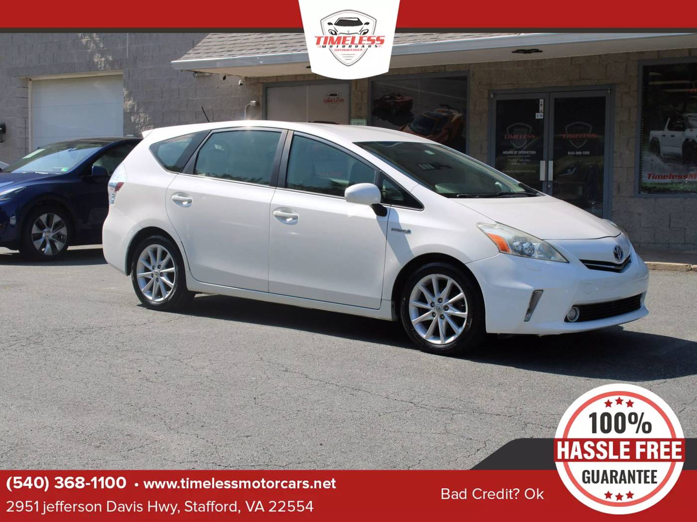 2012 Toyota Prius v Five — Wagon — 63,713 mi — Stafford, VA