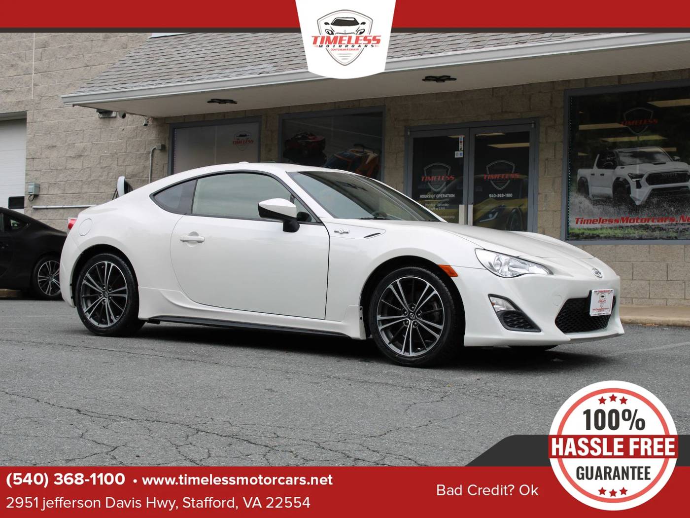 2016 Scion FR-S Base — Coupe — 53,450 mi — Stafford, VA