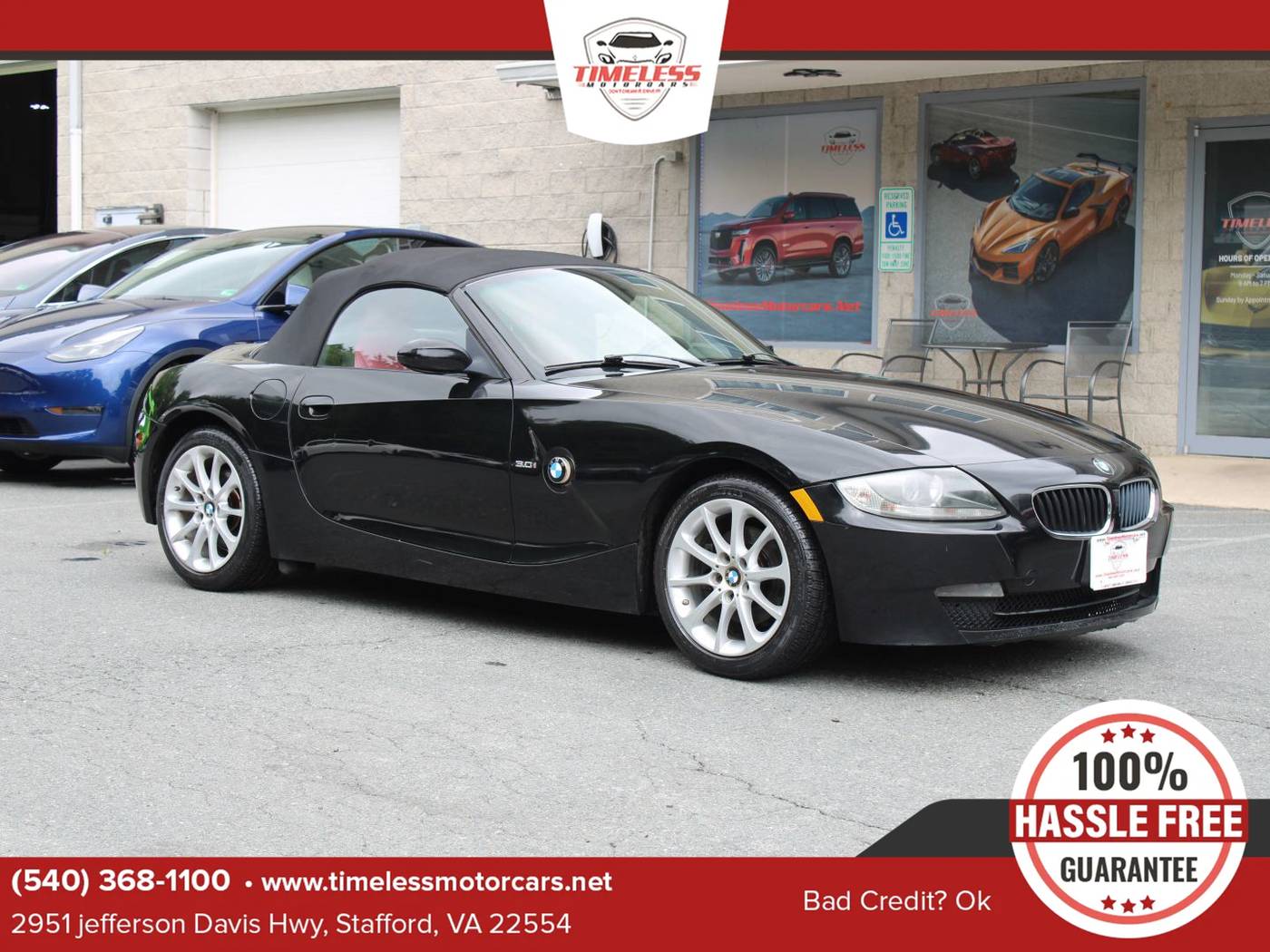 2007 BMW Z4 3.0i — Convertible — 69,626 mi — Stafford, VA