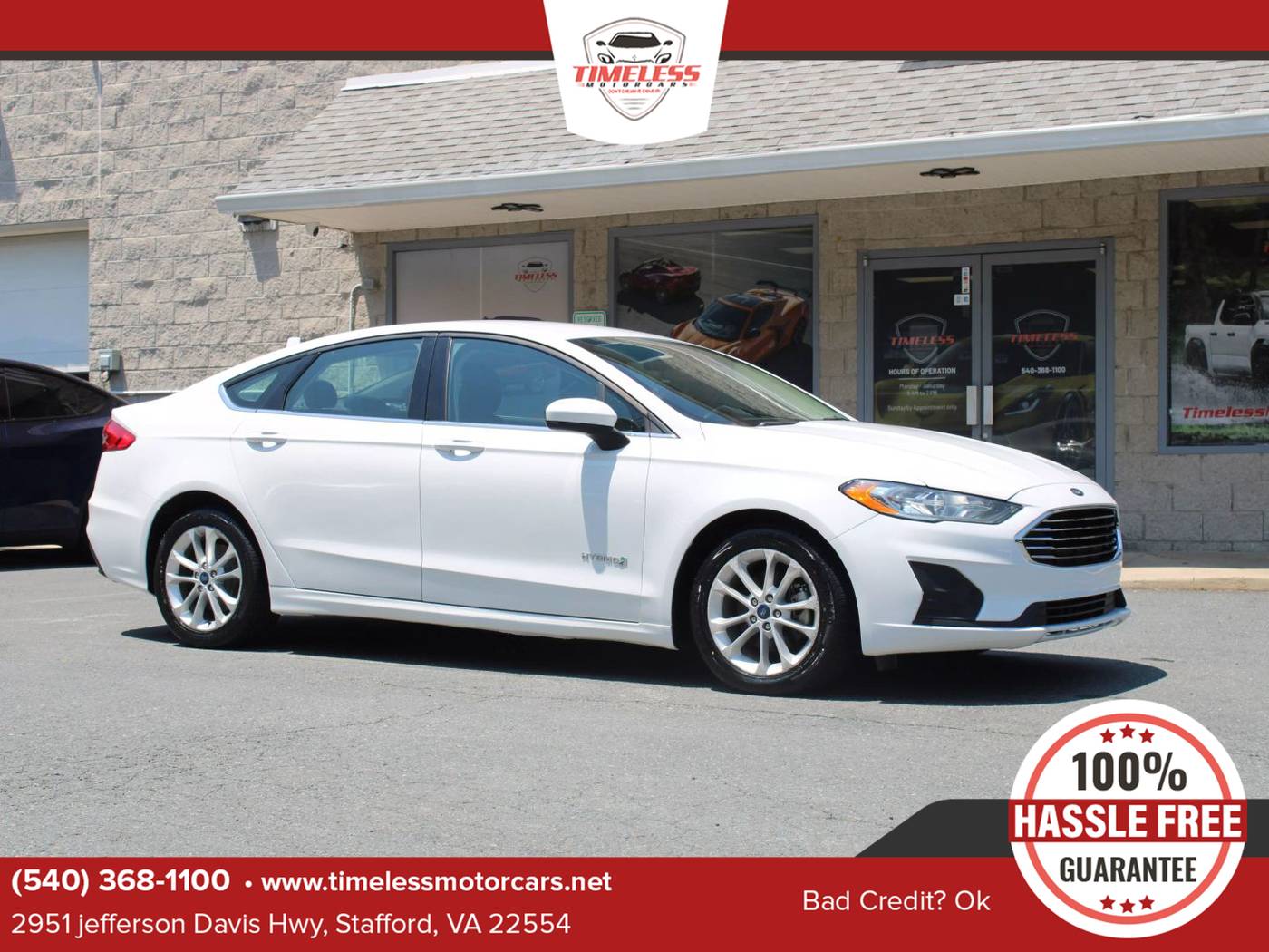 2019 Ford Fusion Hybrid SE — Sedan — 37,917 mi — Stafford, VA