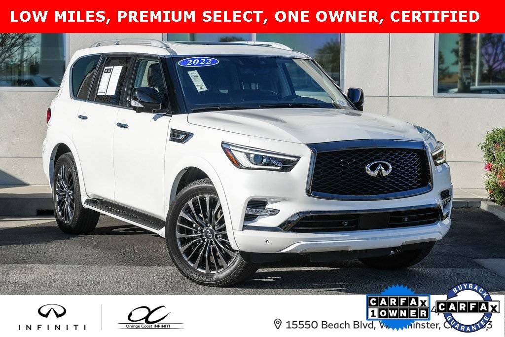 2022 INFINITI QX80 PREMIUM SELECT — SUV — 12,053 mi — Westminster, CA