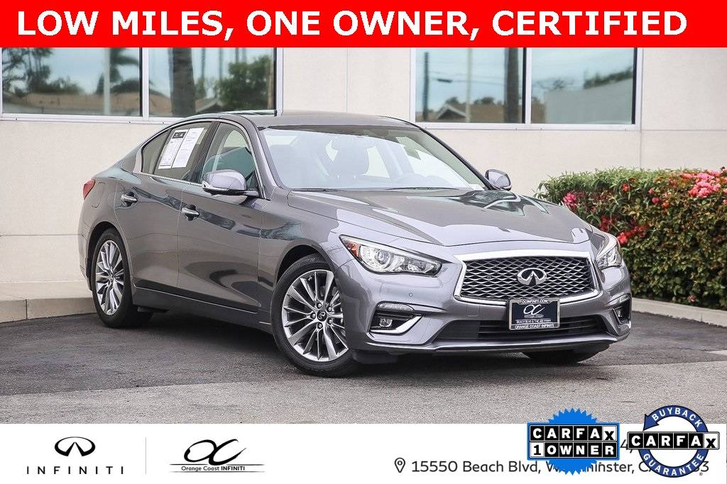 2022 INFINITI Q50 LUXE — Sedan — 16,743 mi — Westminster, CA