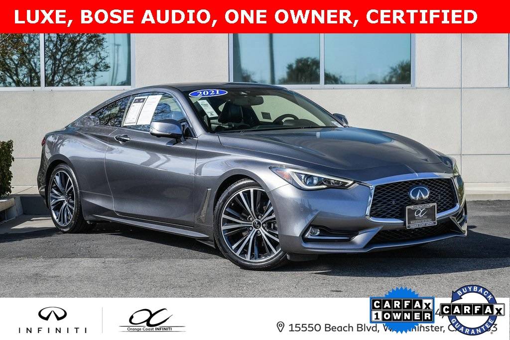 2021 INFINITI Q60 3.0t LUXE — Coupe — 53,003 mi — Westminster, CA
