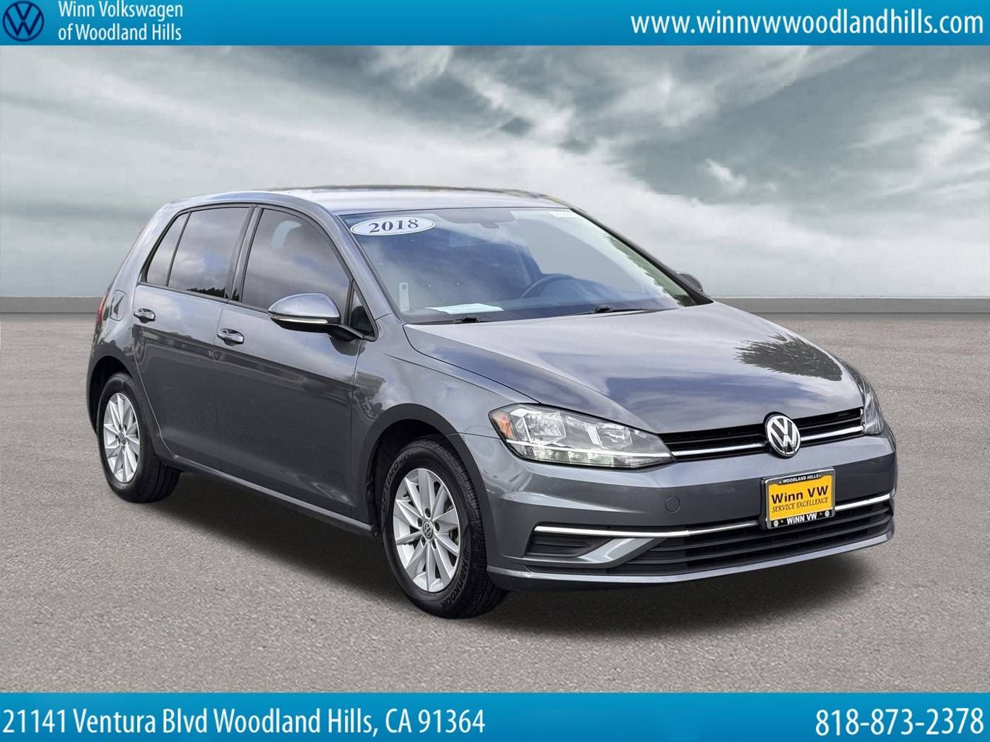 2018 Volkswagen Golf S — Hatchback — 71,495 mi — Woodland Hills, CA