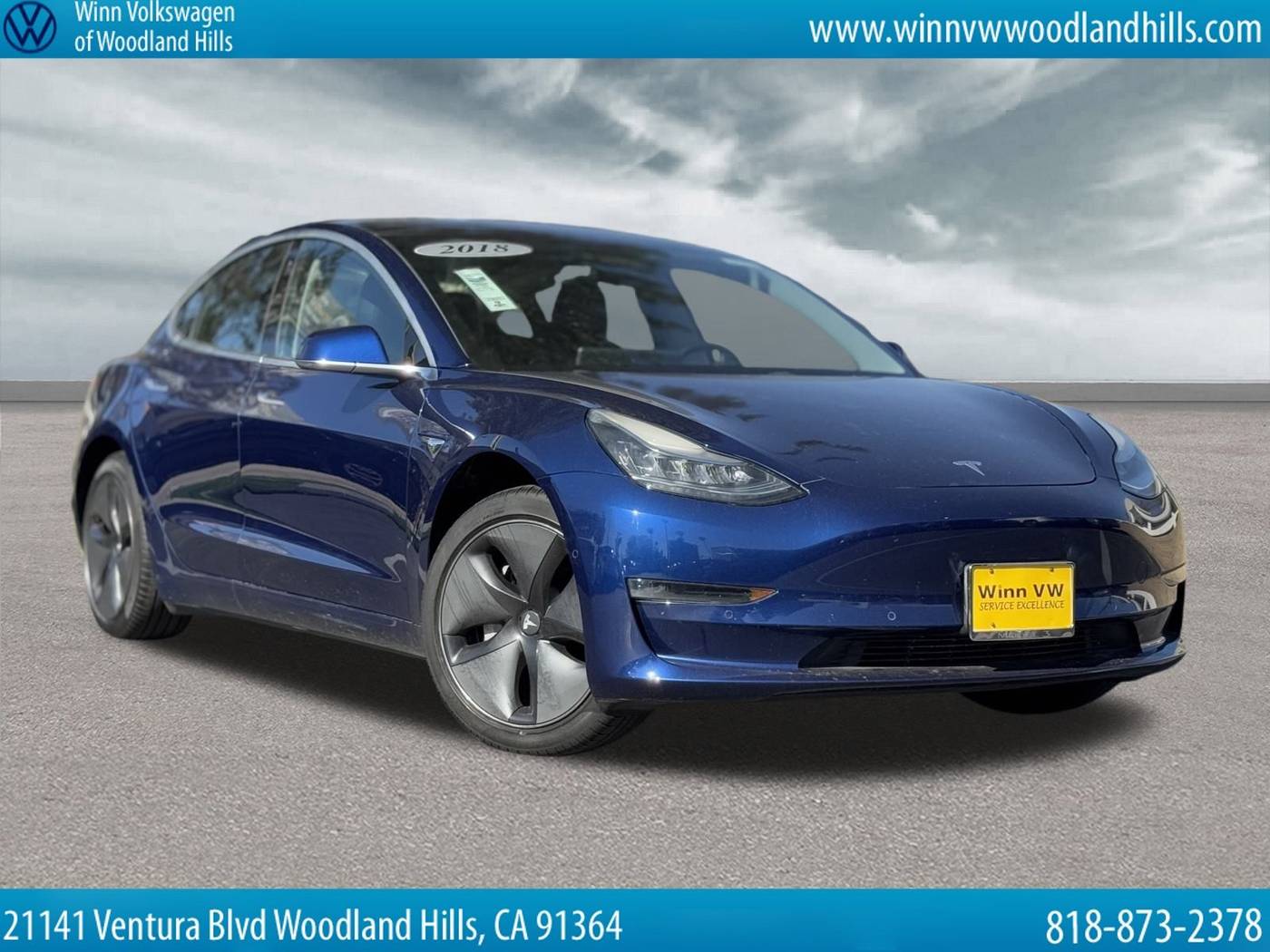 2018 Tesla Model 3 Long Range — Sedan — 57,997 mi — Woodland Hills, CA