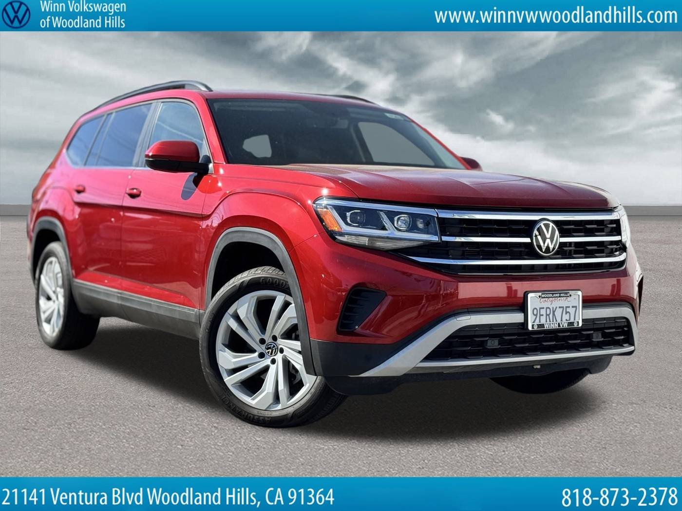 2023 Volkswagen Atlas SE with Technology — SUV — 14,339 mi — Woodland Hills, CA