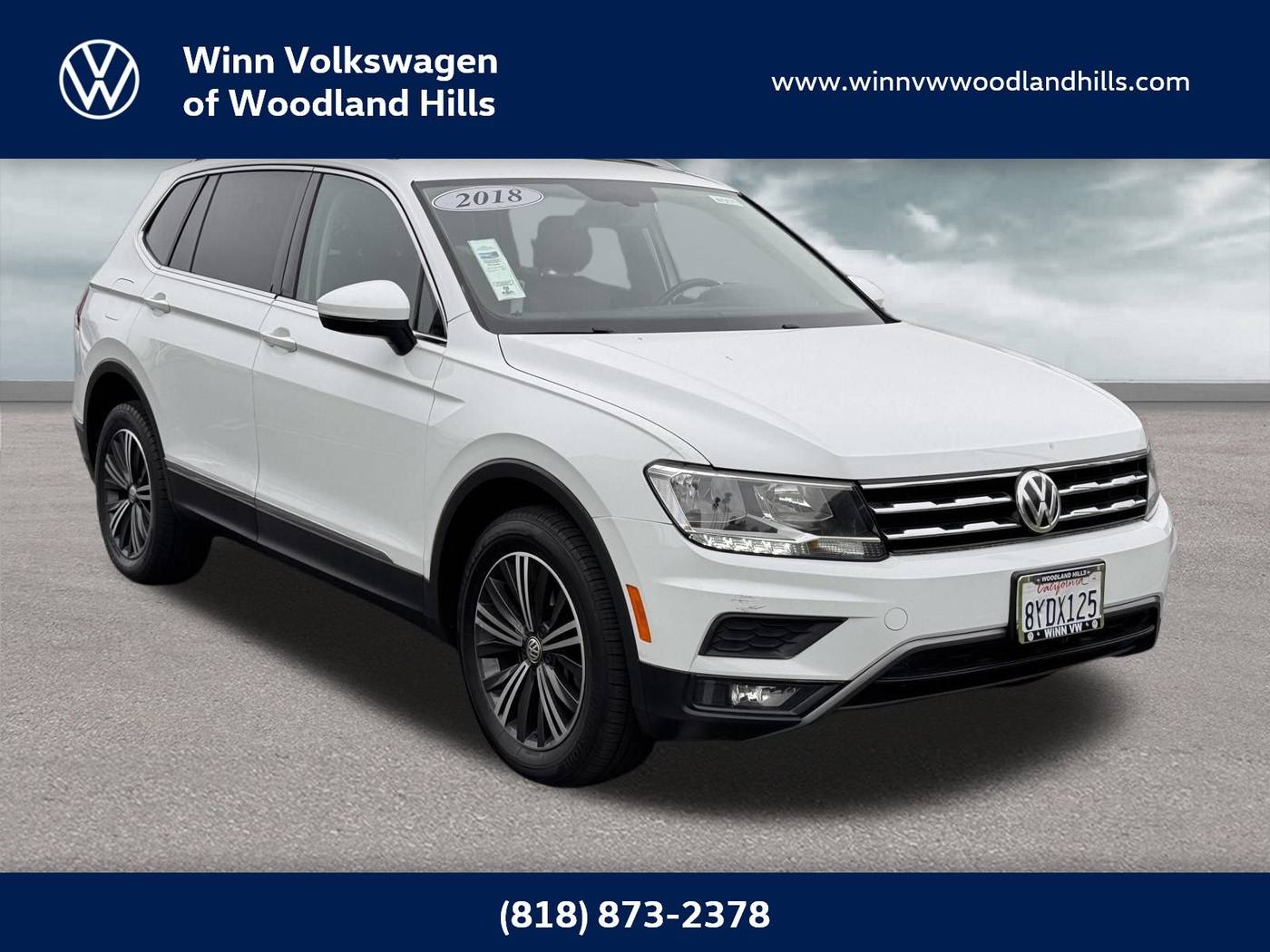 2018 Volkswagen Tiguan SEL — SUV — 73,308 mi — Woodland Hills, CA