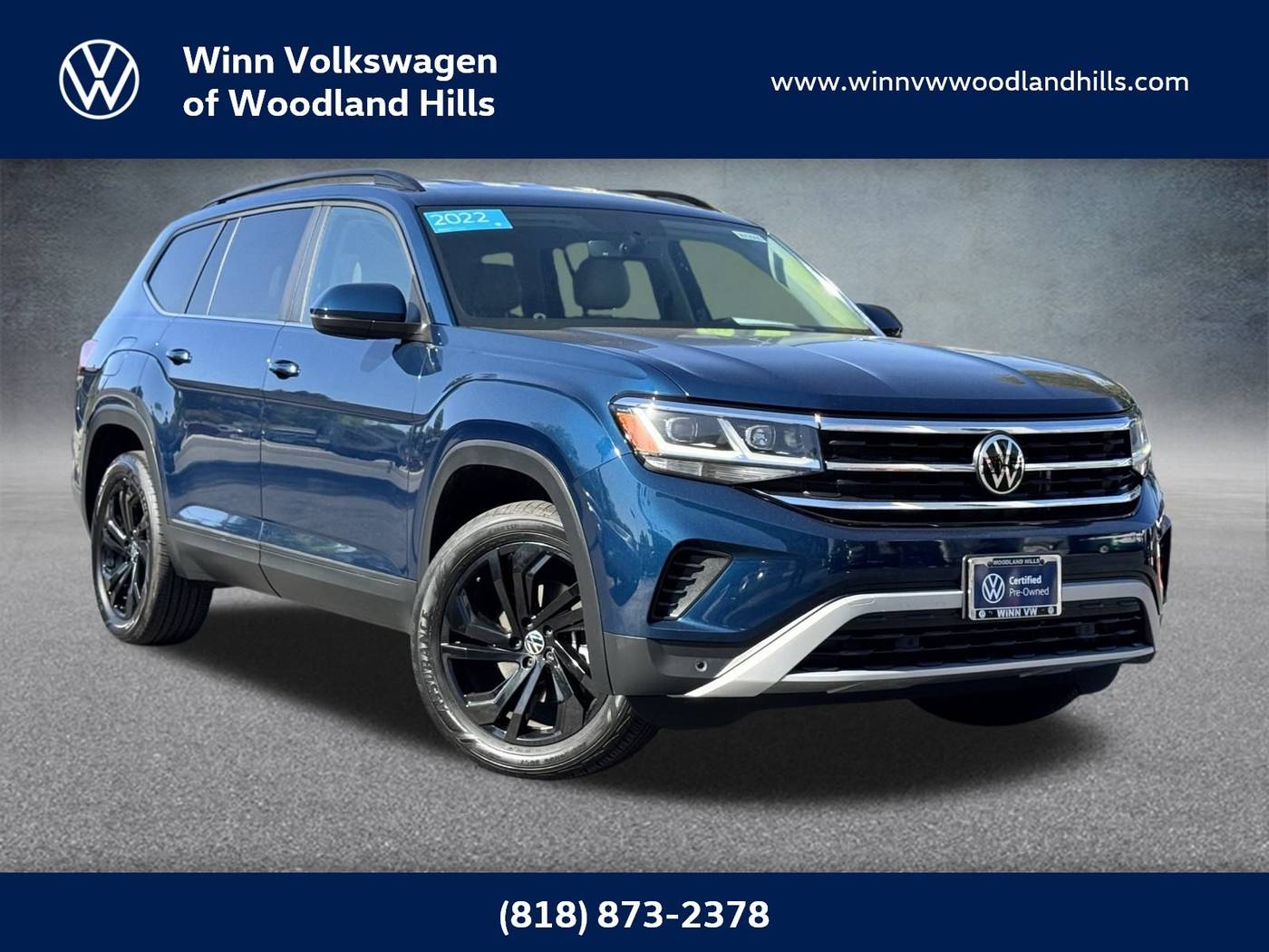 2022 Volkswagen Atlas SE with Technology — SUV — 16,808 mi — Woodland Hills, CA