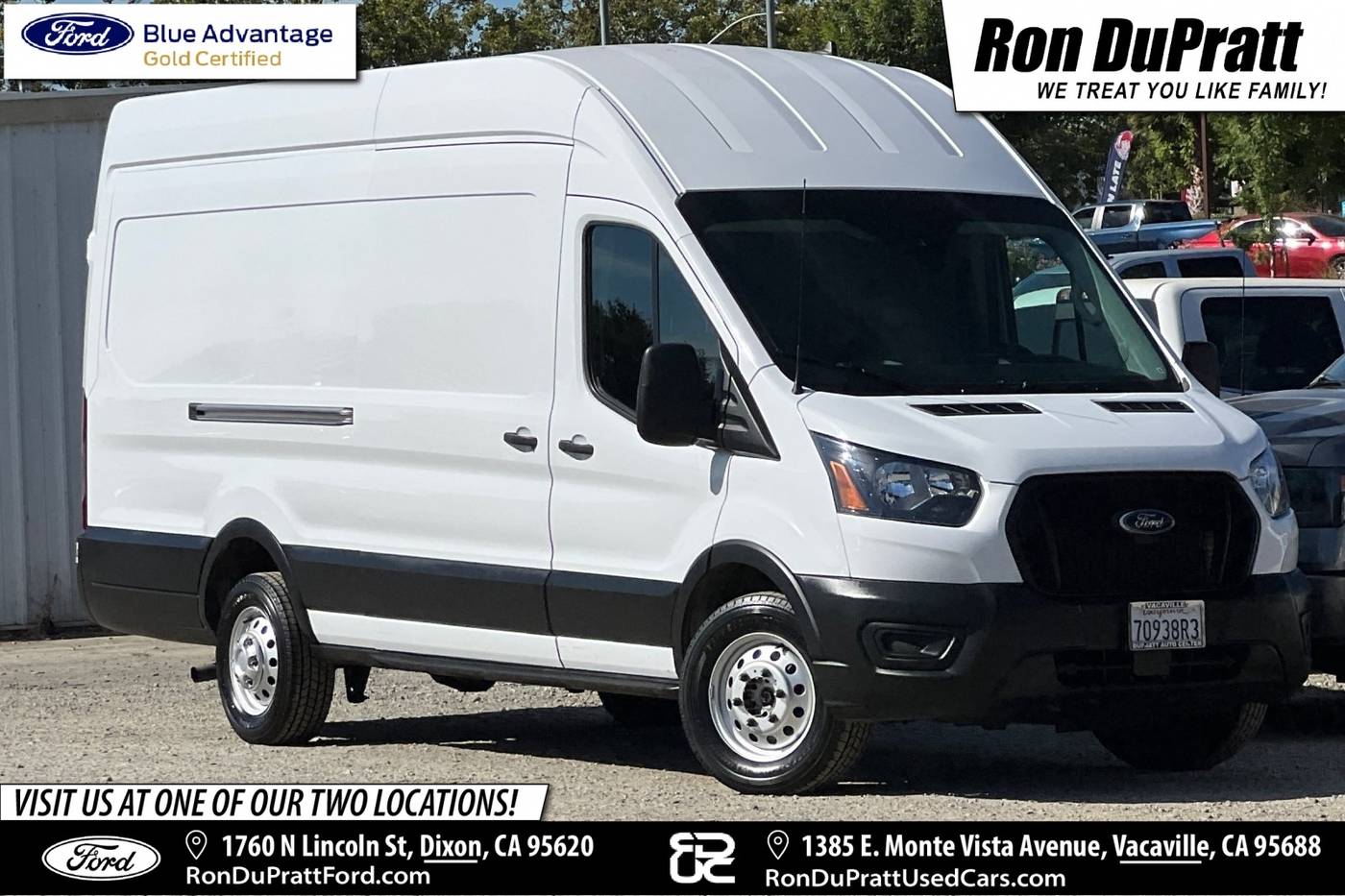 2023 Ford Transit Cargo Van T-250 — Cargo Van — 72,072 mi — Dixon, CA