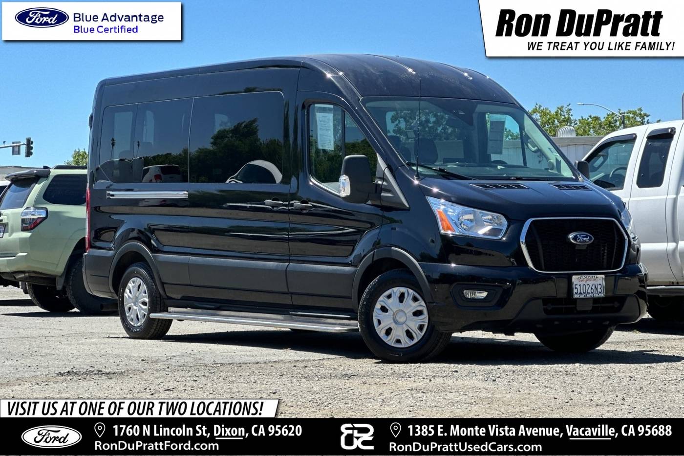 2022 Ford Transit Passenger Wagon T-350 XLT — Passenger Van — 93,249 mi — Dixon, CA