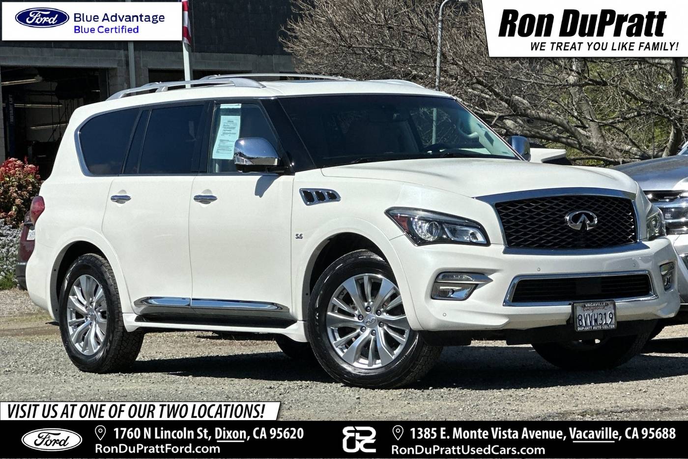 2016 INFINITI QX80 Standard — SUV — 98,772 mi — Dixon, CA