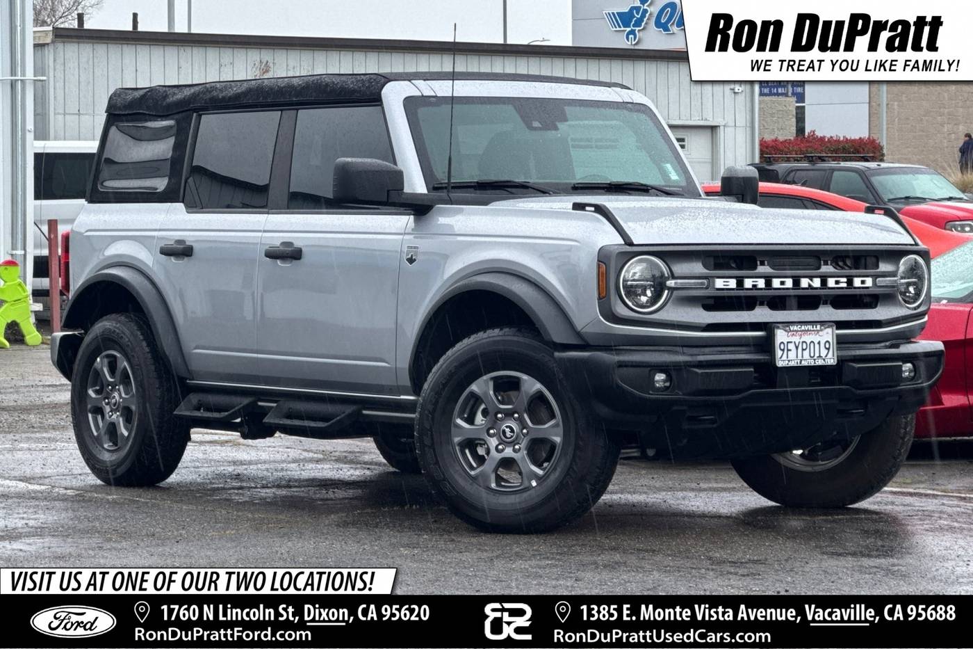2023 Ford Bronco Big Bend — SUV — 14,838 mi — Dixon, CA