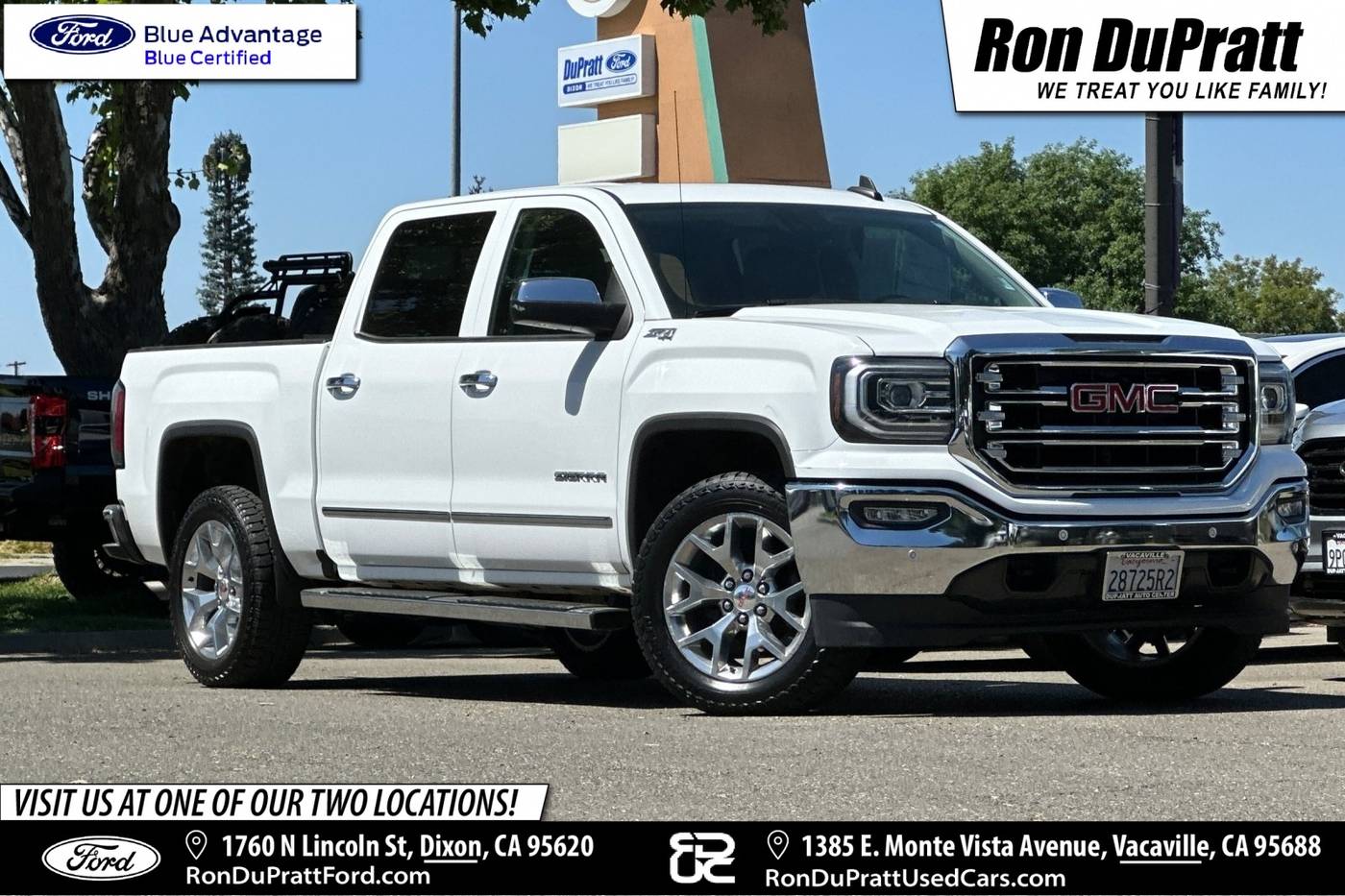 2018 GMC Sierra 1500 SLT — Pickup Truck — 43,806 mi — Dixon, CA