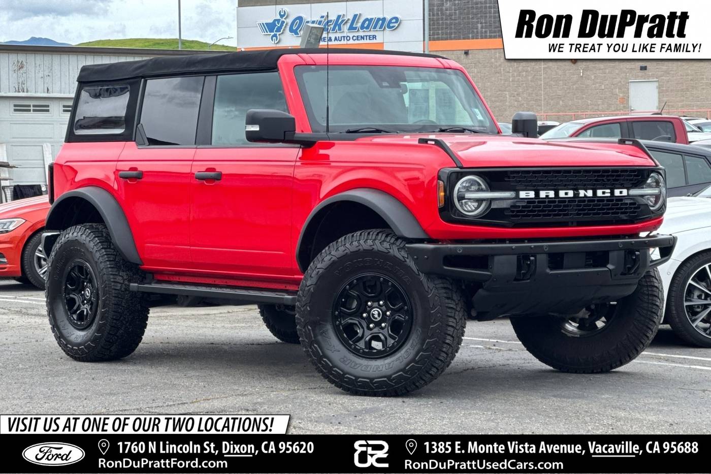 2022 Ford Bronco Wildtrak — SUV — 55,560 mi — Dixon, CA