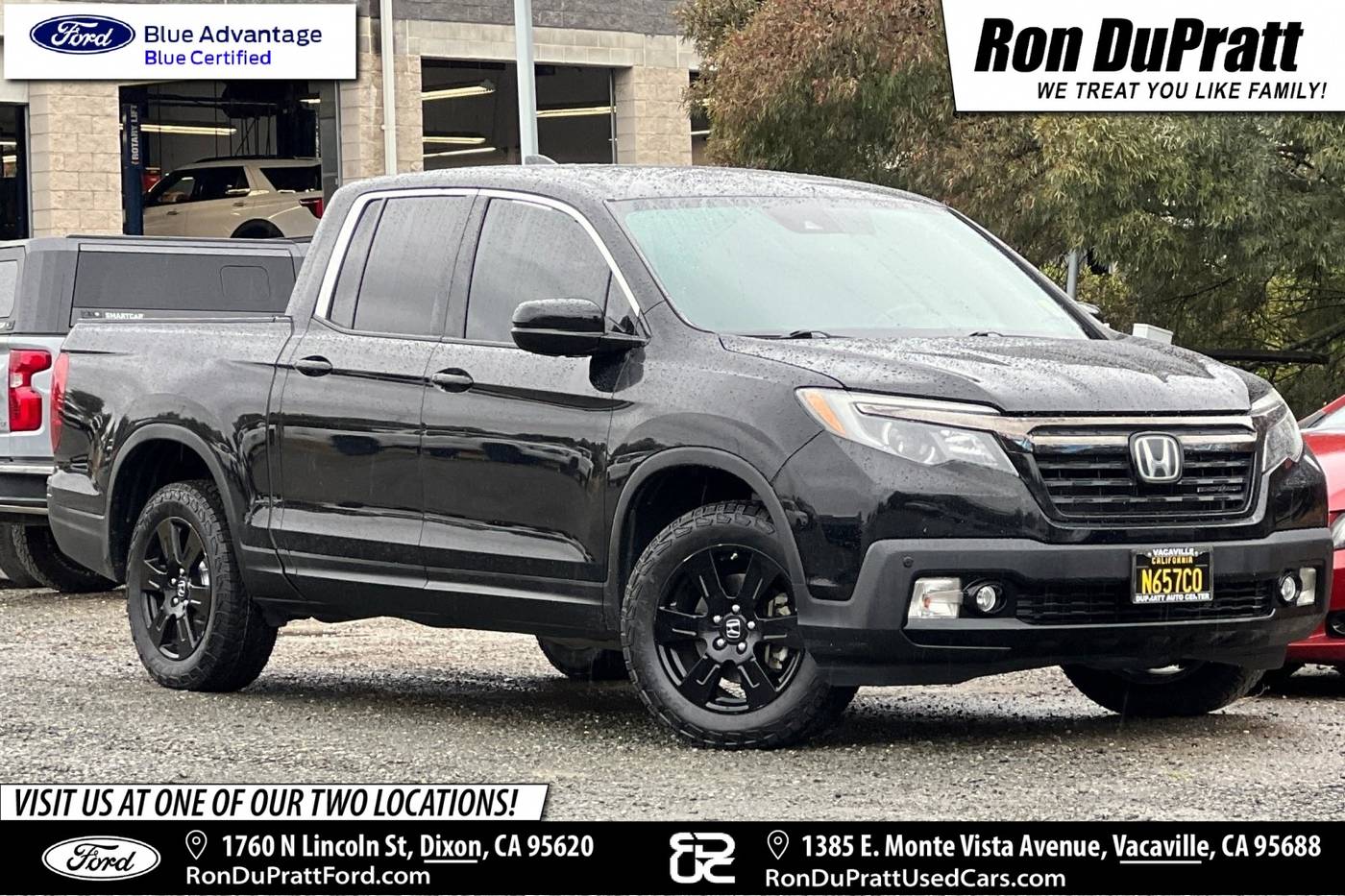 2017 Honda Ridgeline Black Edition — Pickup Truck — 89,598 mi — Dixon, CA
