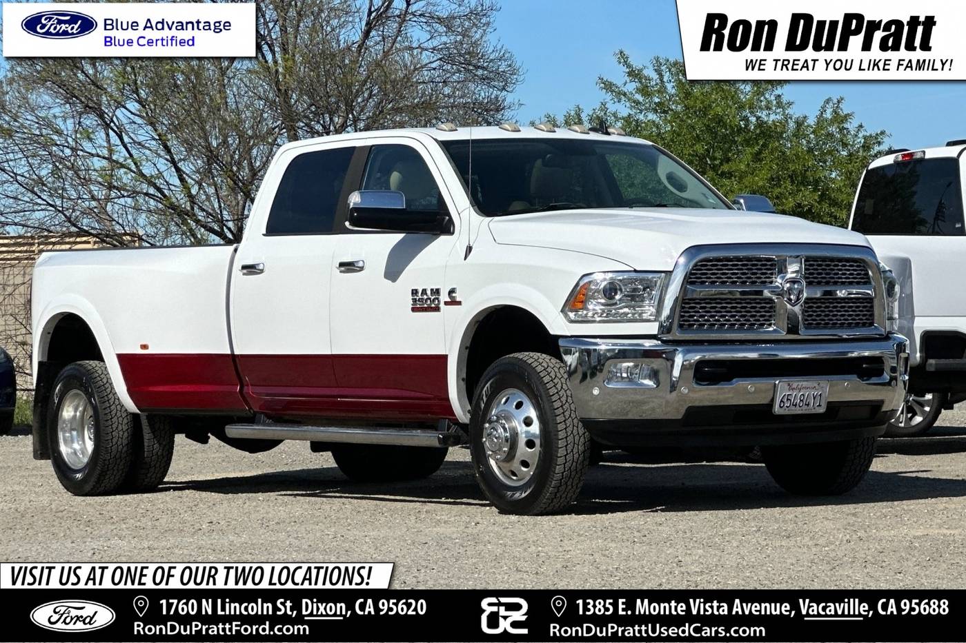 2016 Ram 3500 Laramie — Pickup Truck — 63,804 mi — Dixon, CA