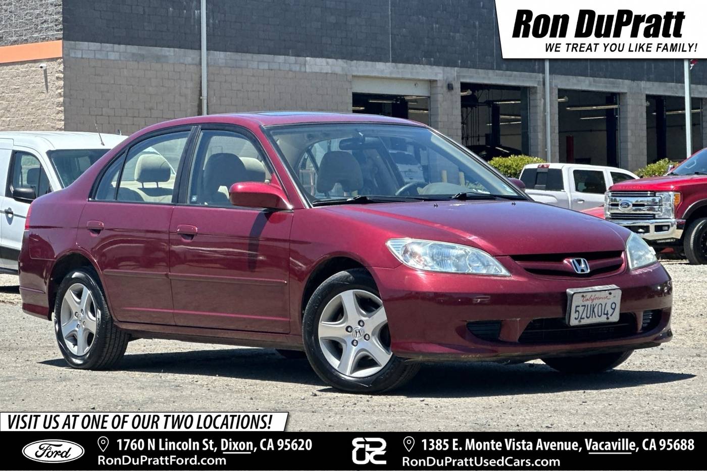 2004 Honda Civic EX — Sedan — 101,453 mi — Dixon, CA