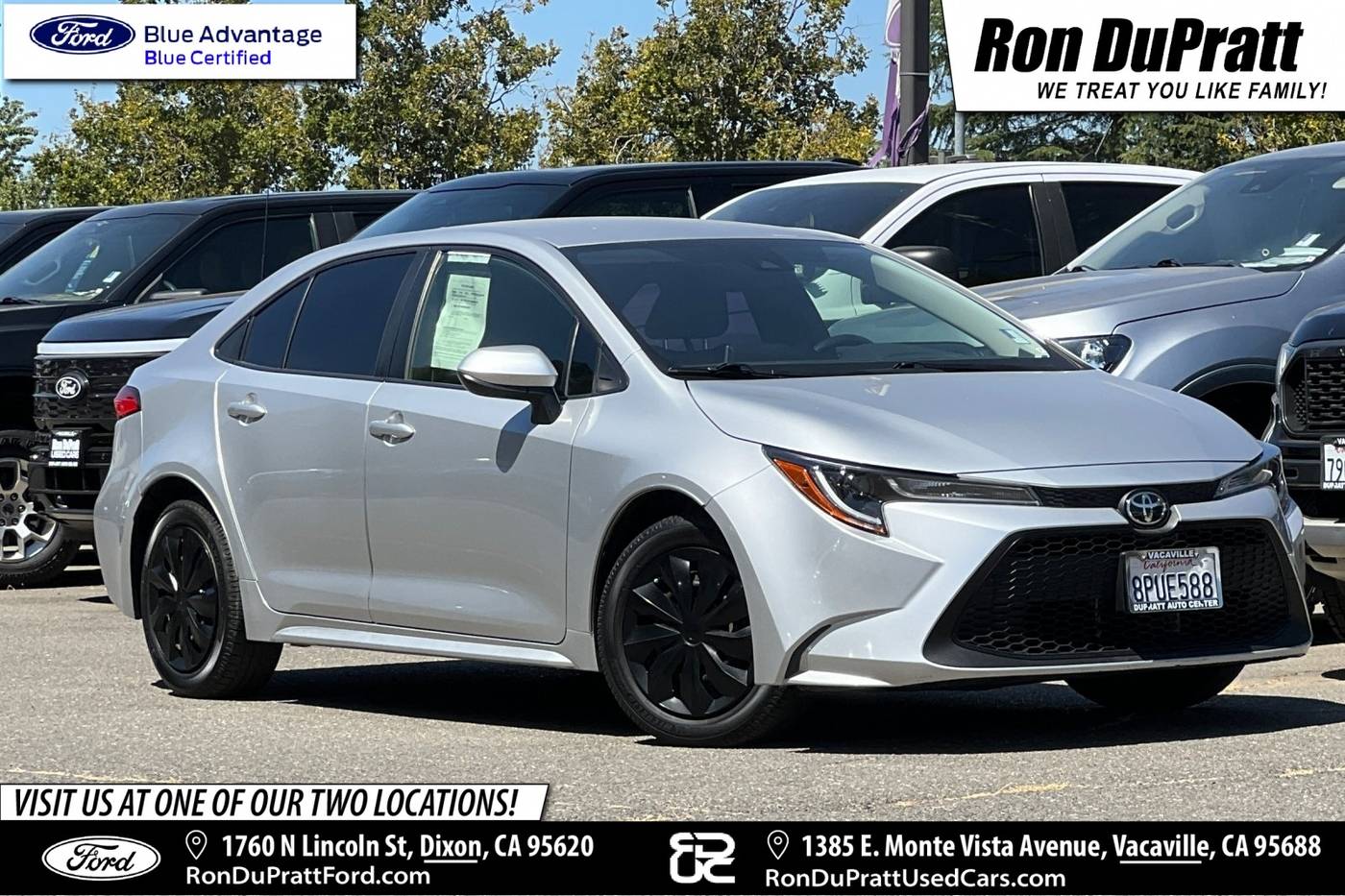 2020 Toyota Corolla LE — Sedan — 65,366 mi — Dixon, CA