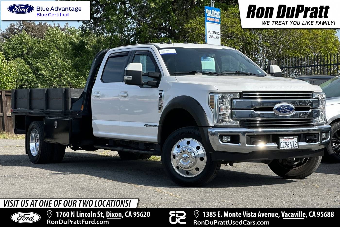 2019 Ford Super Duty F-550 Chassis Cab Lariat — Chassis Cab Truck — 103,010 mi — Dixon, CA