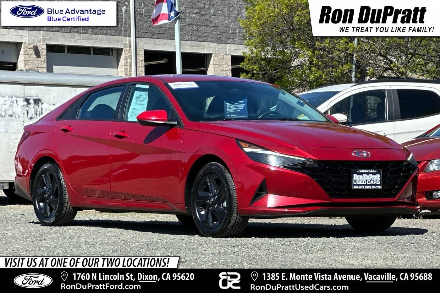 2022 Hyundai Elantra Hybrid Blue — Sedan — 81,323 mi — Dixon, CA