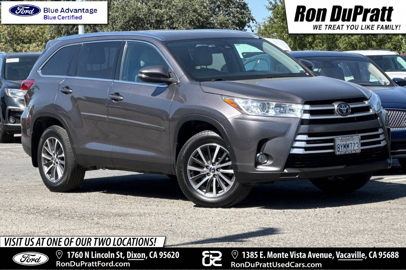 2019 Toyota Highlander XLE — SUV — 68,594 mi — Dixon, CA