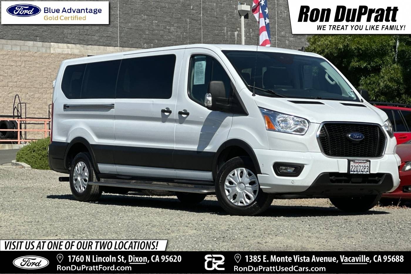2022 Ford Transit Passenger Wagon T-350 XLT — Passenger Van — 77,264 mi — Dixon, CA