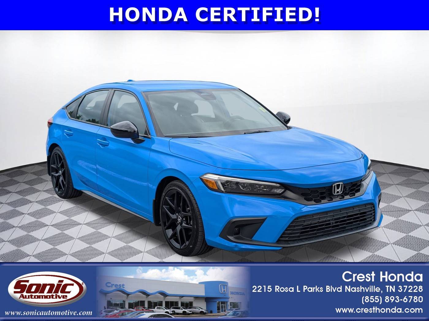 2022 Honda Civic Sport — Hatchback — 28,770 mi — Nashville, TN