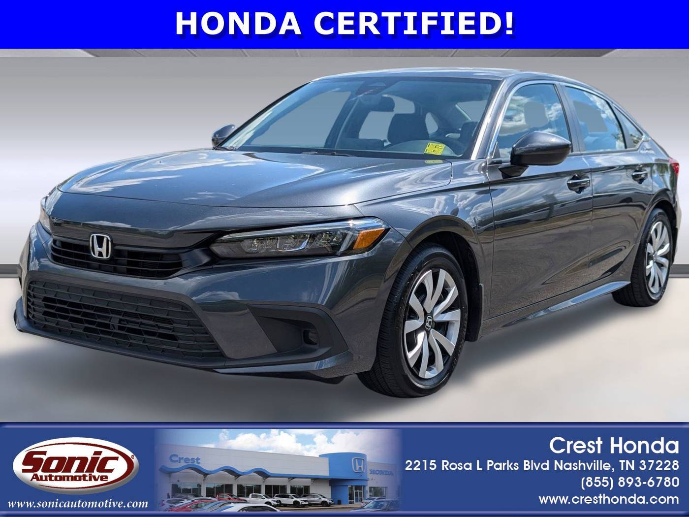 2024 Honda Civic LX — Sedan — 5,128 mi — Nashville, TN