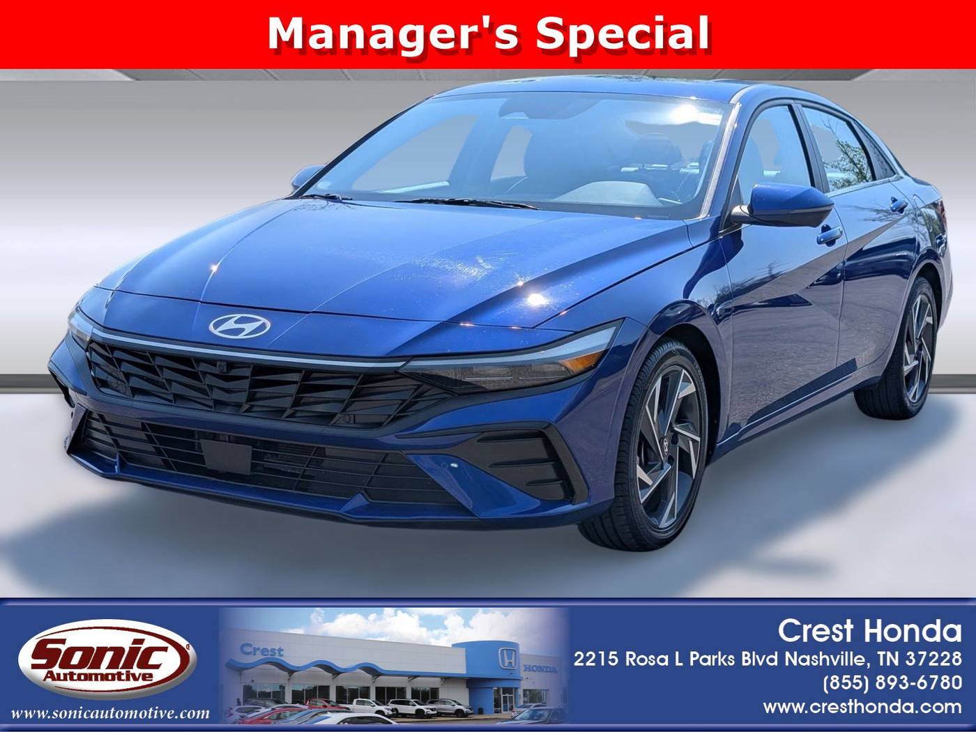 2024 Hyundai Elantra Limited — Sedan — 42,567 mi — Nashville, TN