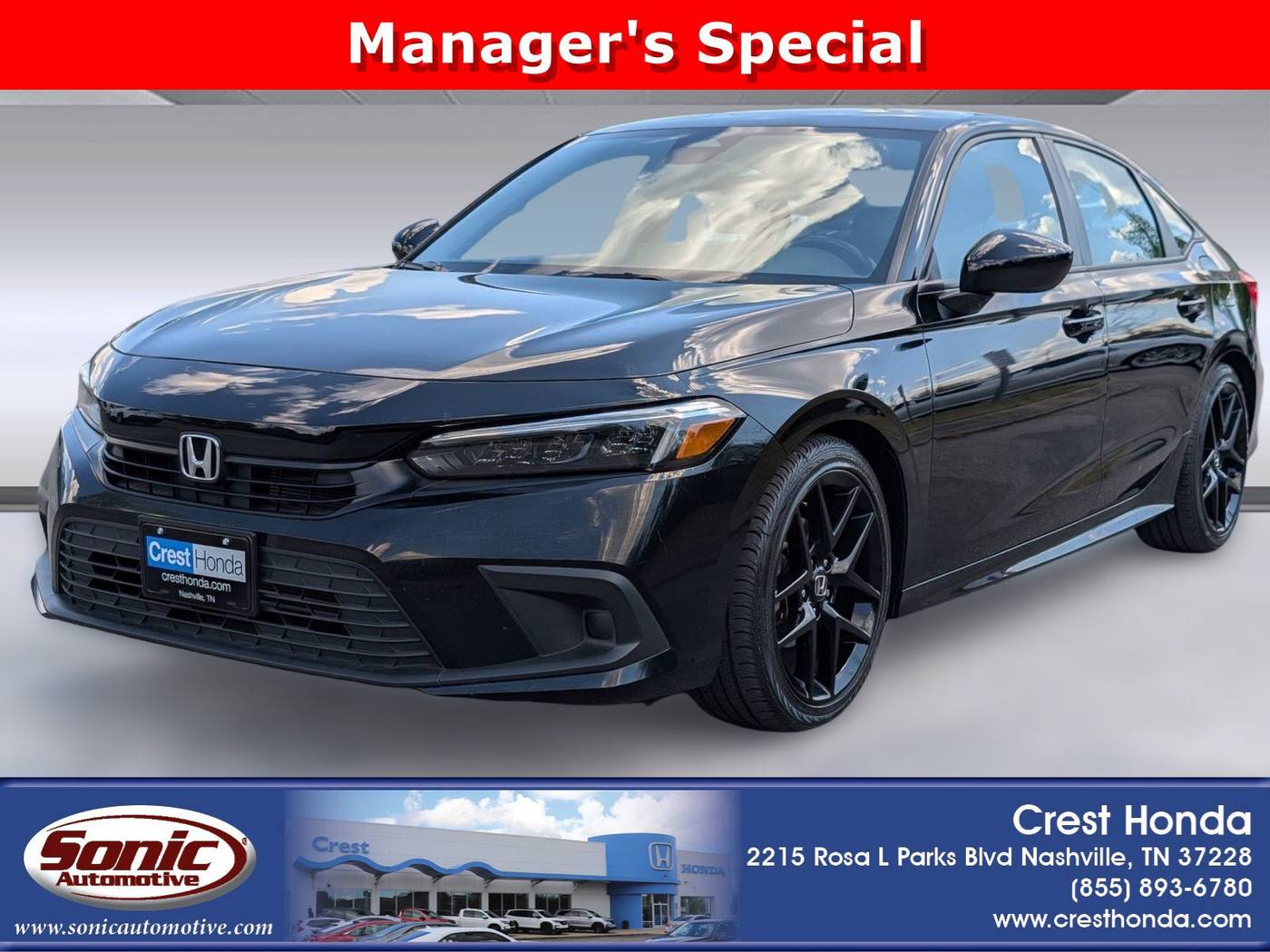 2024 Honda Civic Sport — Sedan — 49,238 mi — Nashville, TN