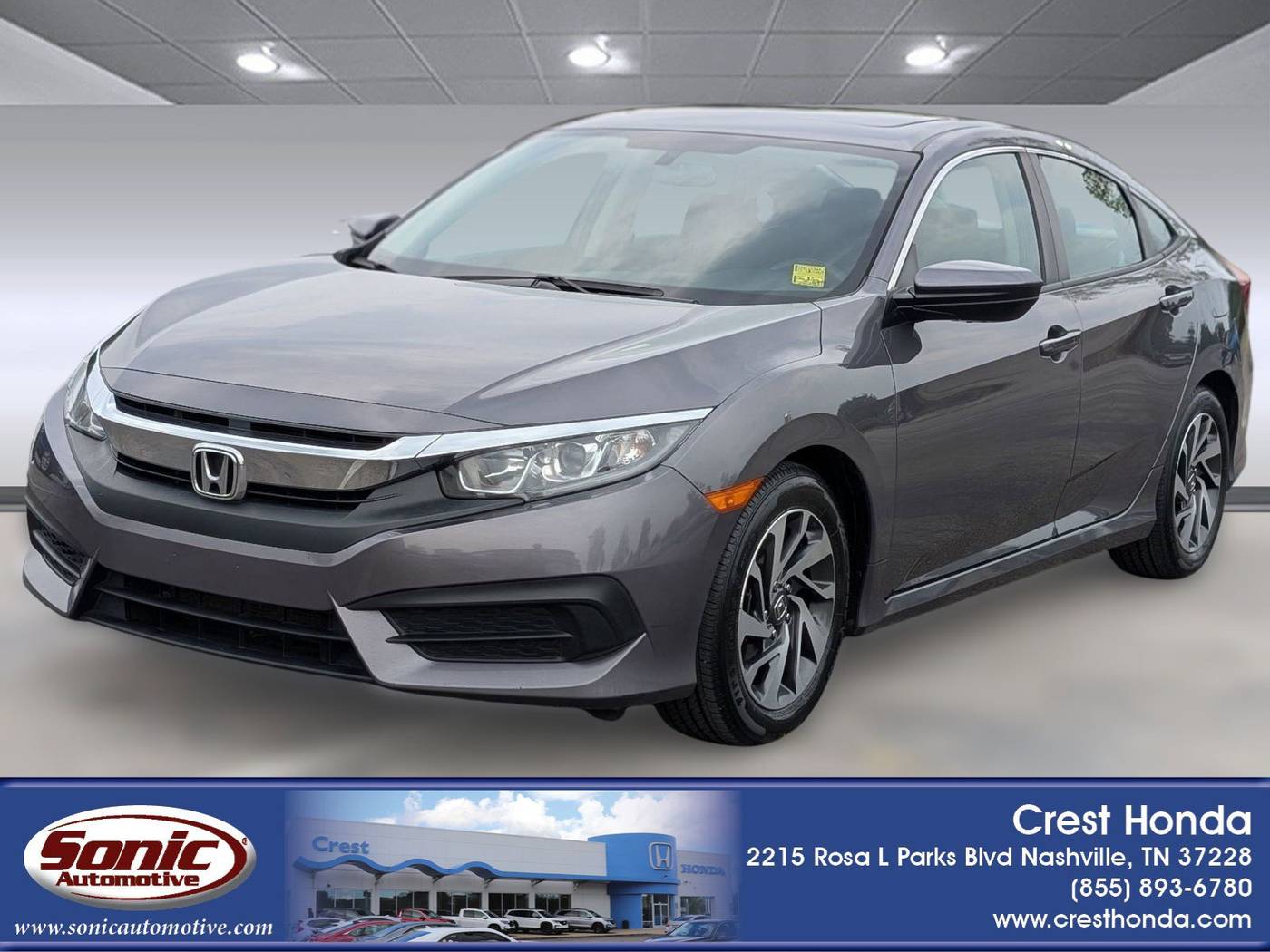 2018 Honda Civic EX — Sedan — 100,333 mi — Nashville, TN