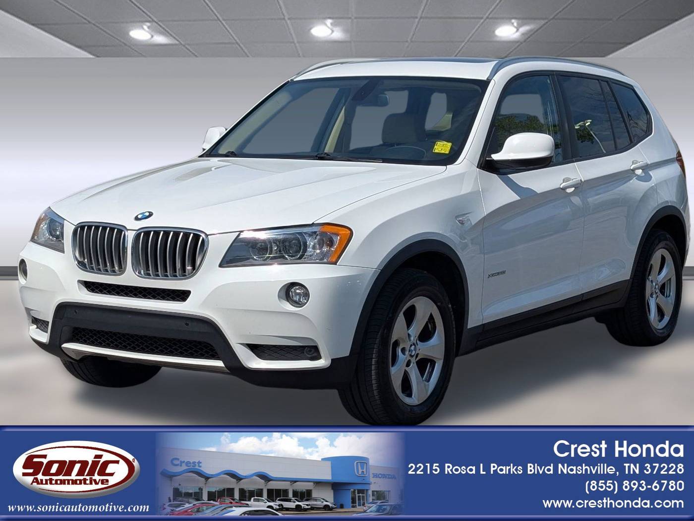 2012 BMW X3 28i — SUV — 109,530 mi — Nashville, TN