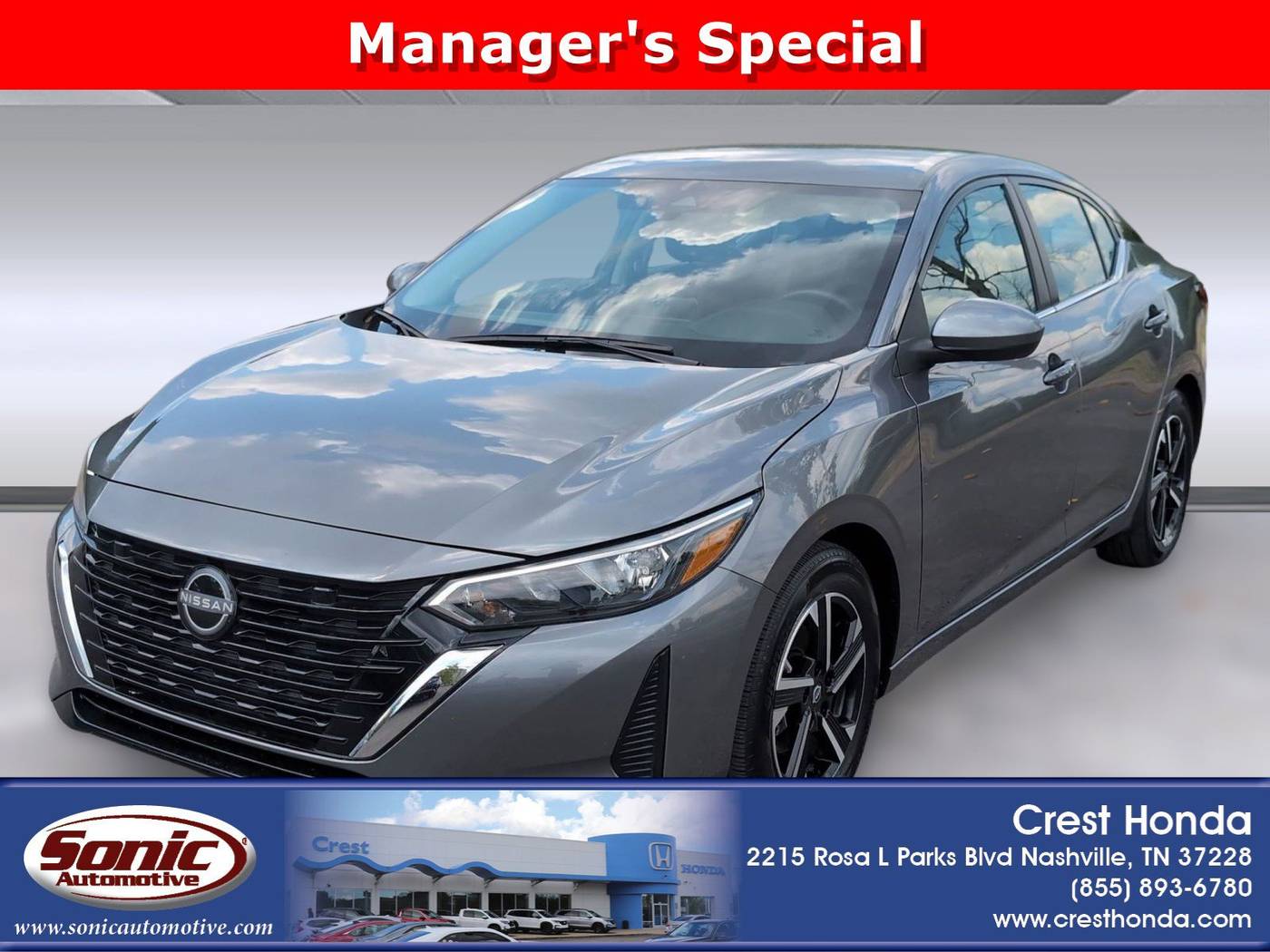 2024 Nissan Sentra SV — Sedan — 17,620 mi — Nashville, TN