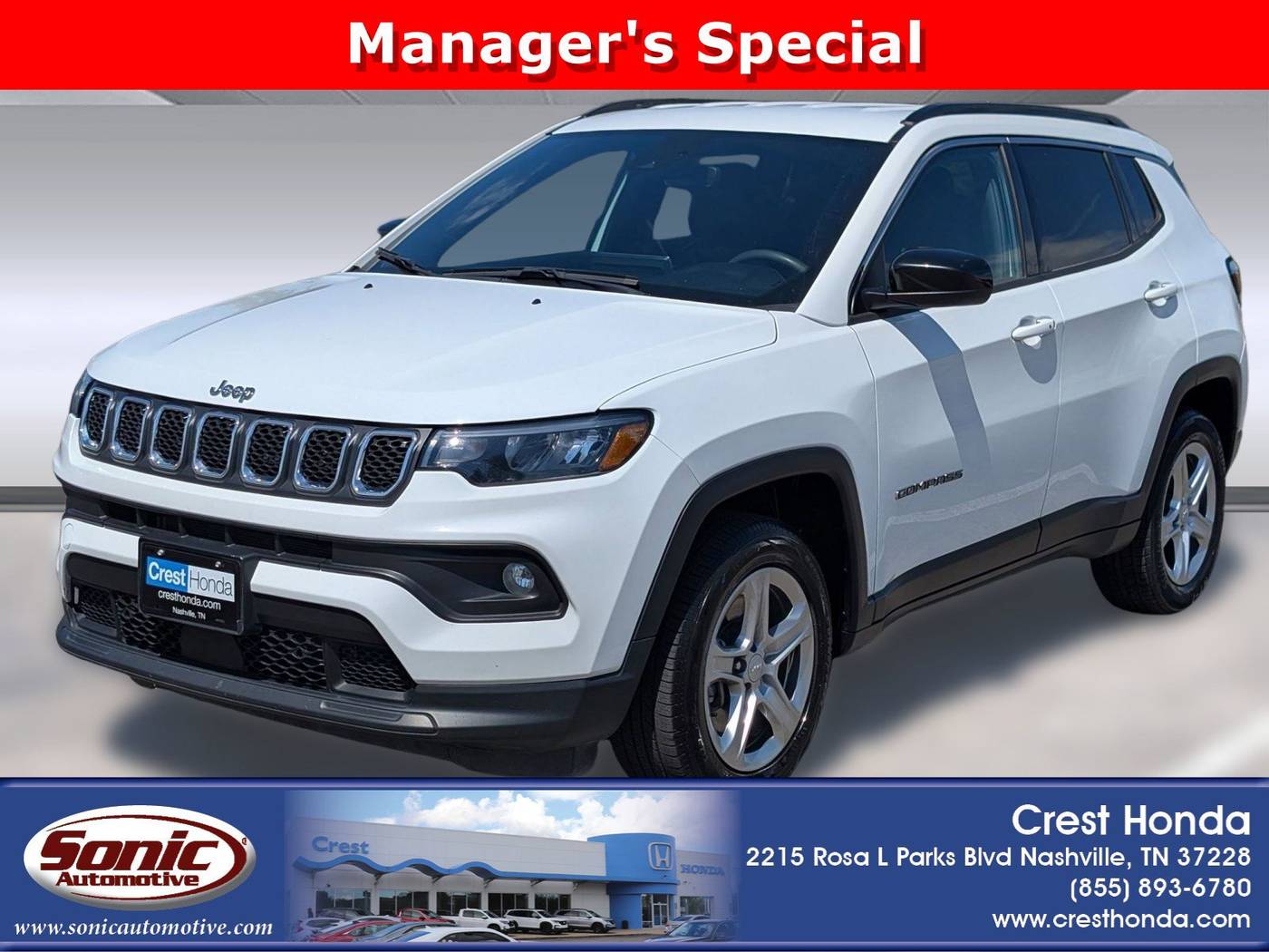 2023 Jeep Compass Latitude — SUV — 42,231 mi — Nashville, TN
