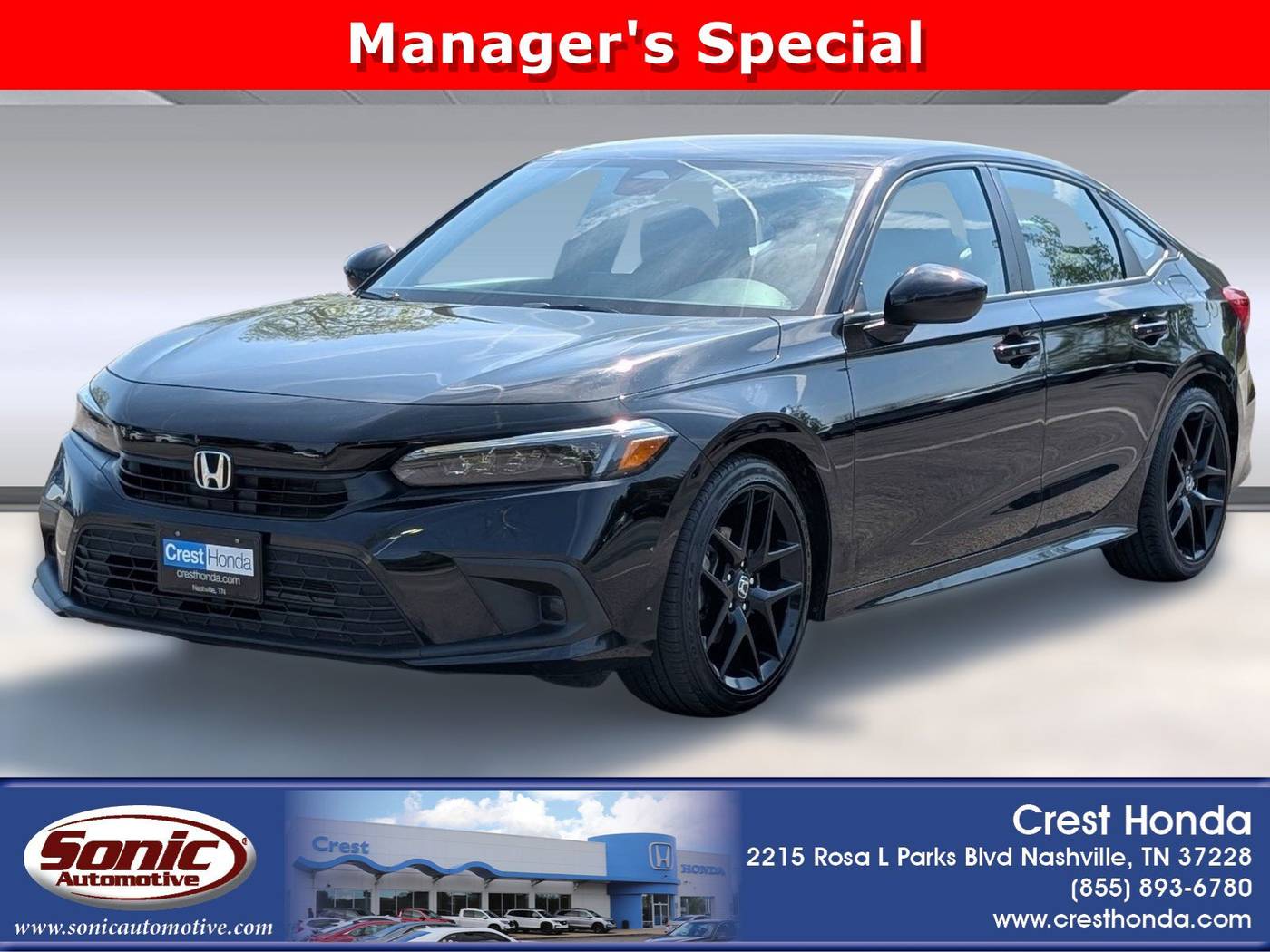2024 Honda Civic Sport — Sedan — 38,739 mi — Nashville, TN
