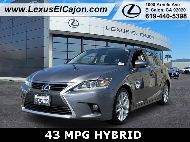 2015 Lexus CT CT 200h — Hatchback — 100,758 mi — El Cajon, CA