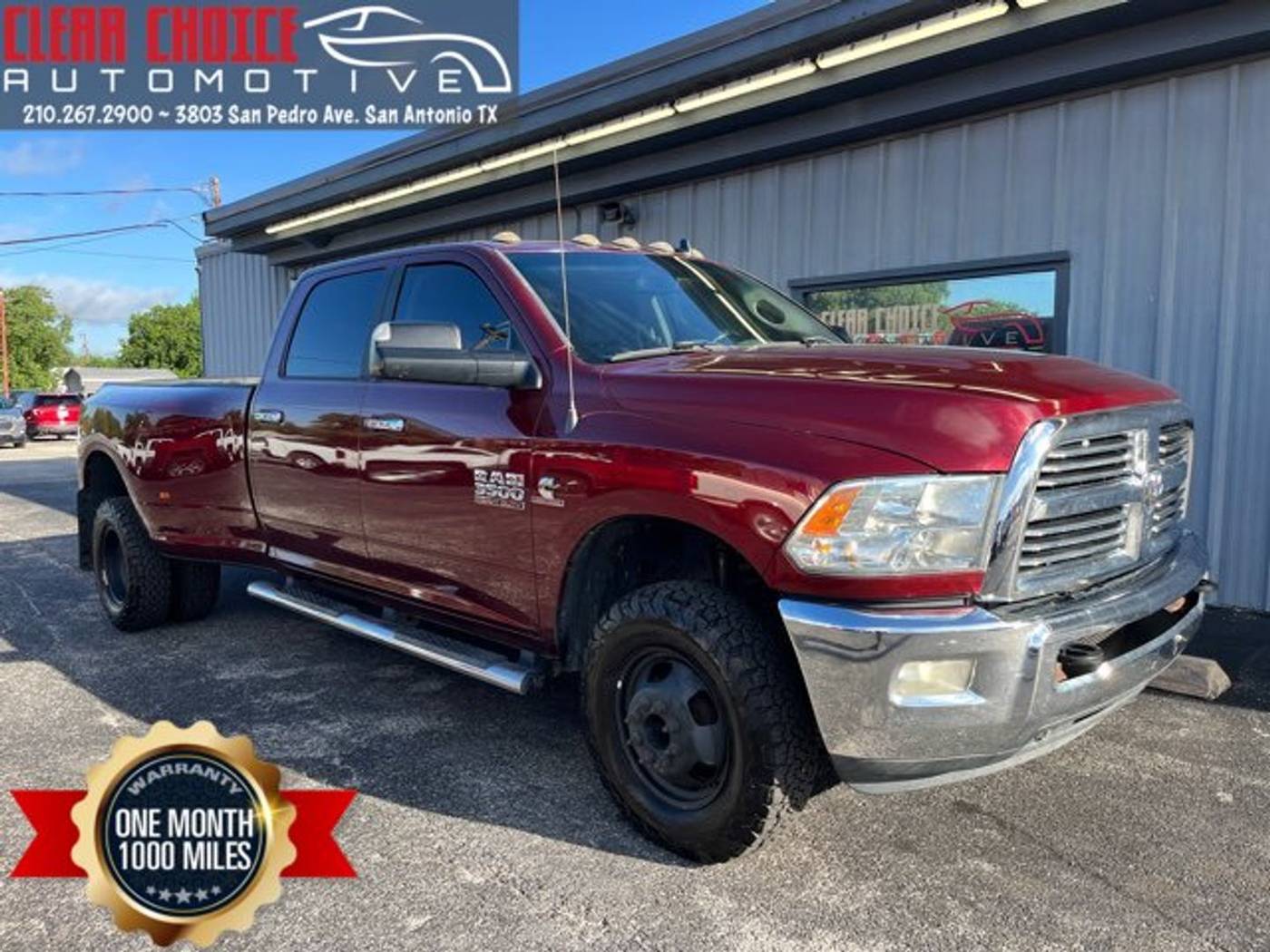 2017 Ram 3500 Lone Star — Pickup Truck — 165,572 mi — San Antonio, TX