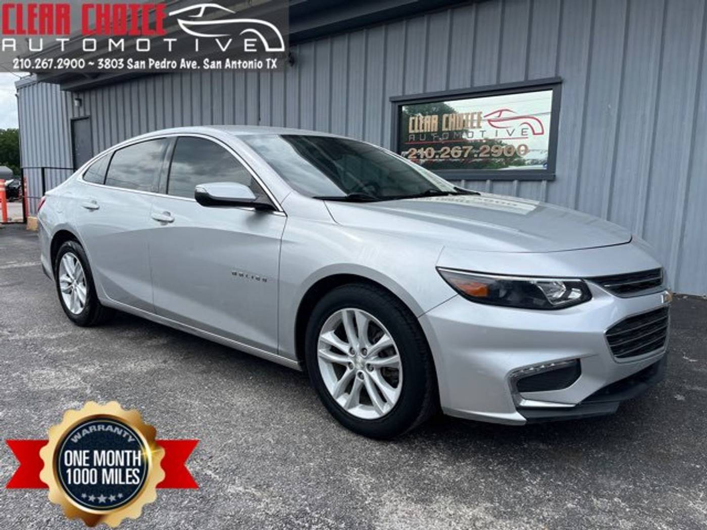 2018 Chevrolet Malibu LT — Sedan — 121,205 mi — San Antonio, TX