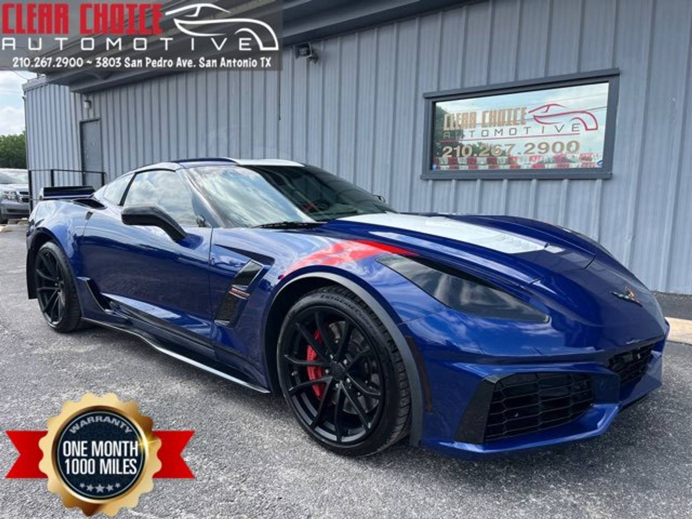 2017 Chevrolet Corvette Grand Sport 3LT — Coupe — 21,934 mi — San Antonio, TX