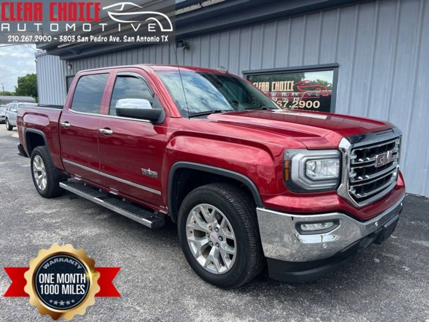 2018 GMC Sierra 1500 SLT — Pickup Truck — 85,628 mi — San Antonio, TX