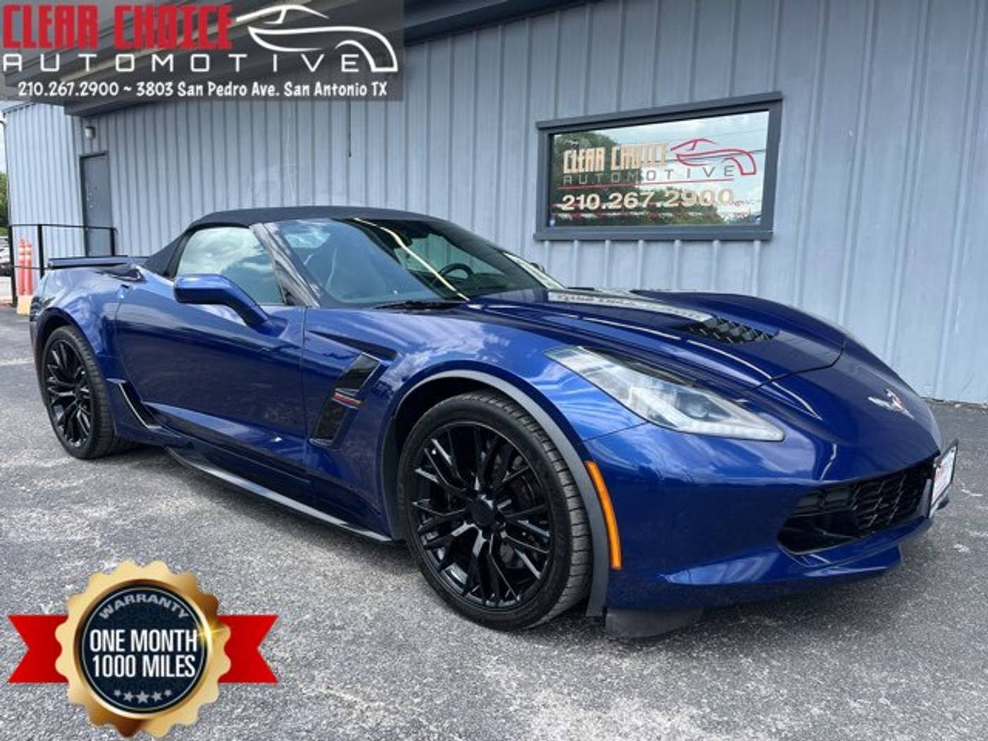 2017 Chevrolet Corvette Grand Sport 1LT — Convertible — 25,603 mi — San Antonio, TX