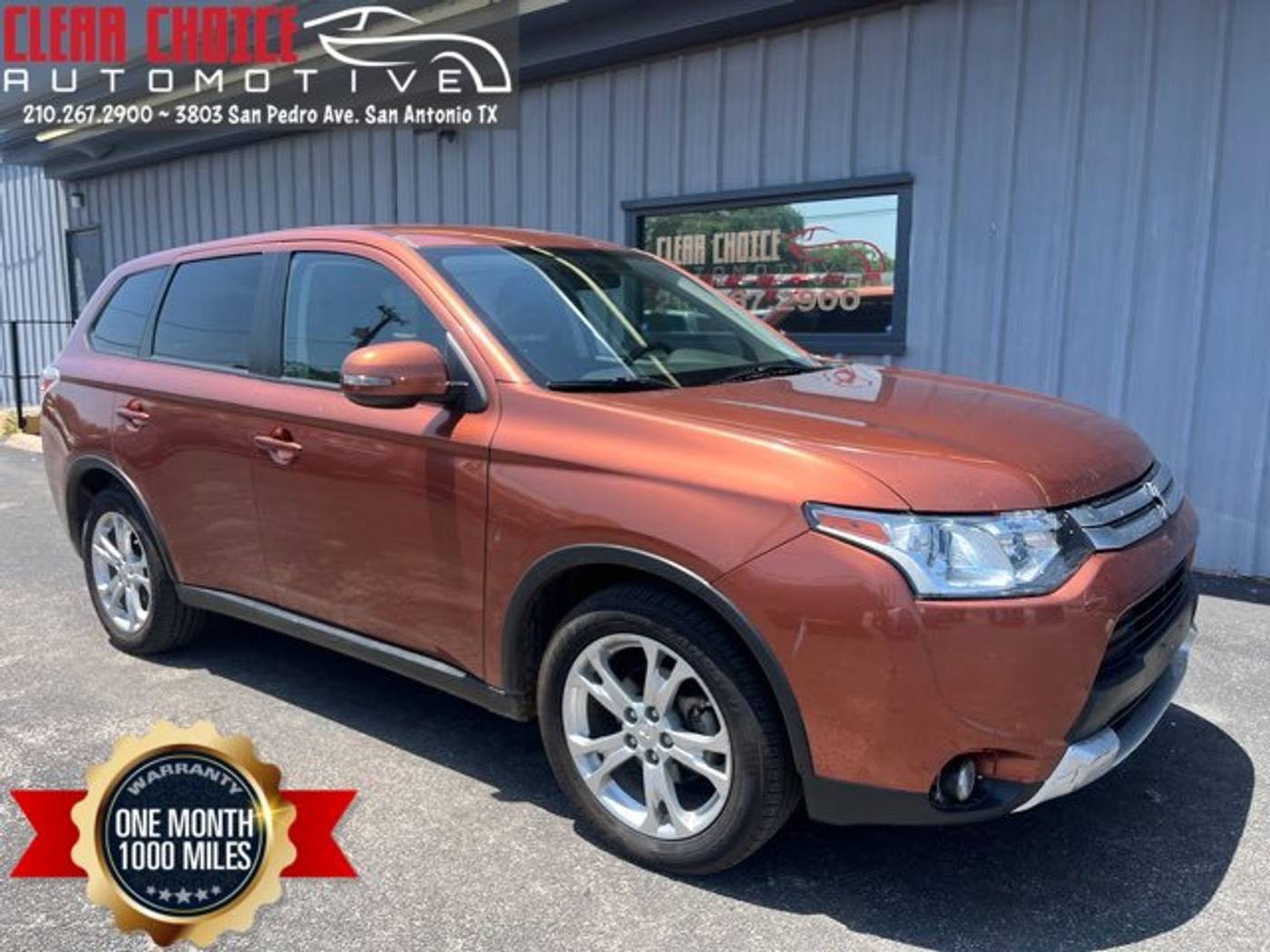 2015 Mitsubishi Outlander SE — SUV — 110,779 mi — San Antonio, TX